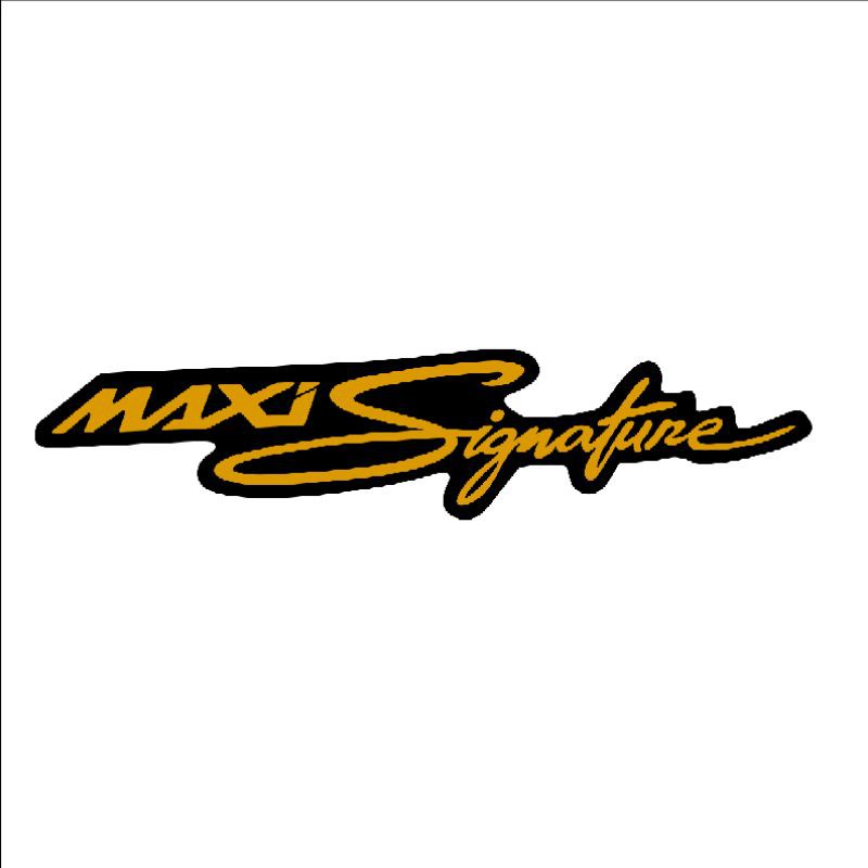 

sticker maxi signature