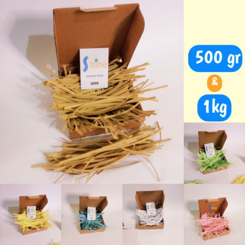 

[500gr & 1kg] Shine Kertas Cacah Serut