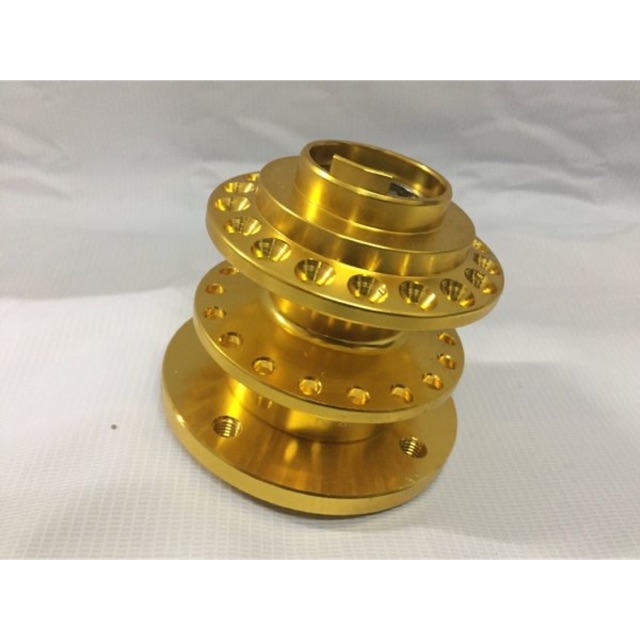 Tromol Mio J model trusty gold dan silver lubang 3