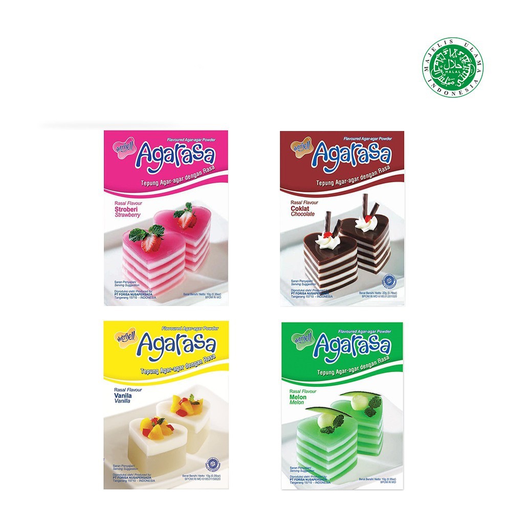 

NUTRIJELL AGARASA SACHET ALL VARIANT