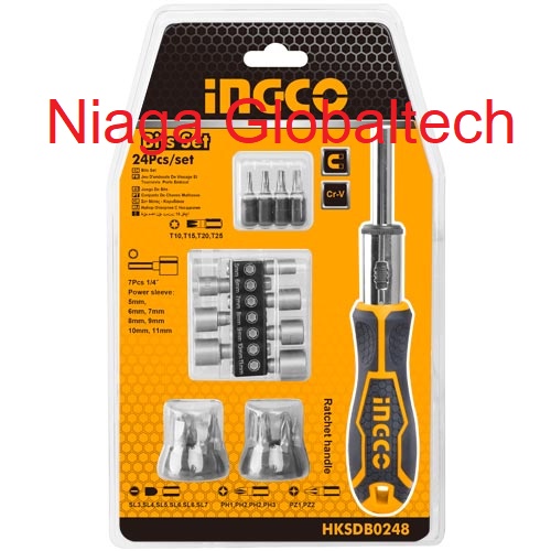 INGCO HKSDB0248 OBENG SET 24PCS MULTIFUNGSI SET SCREWDRIVER SET INGCO