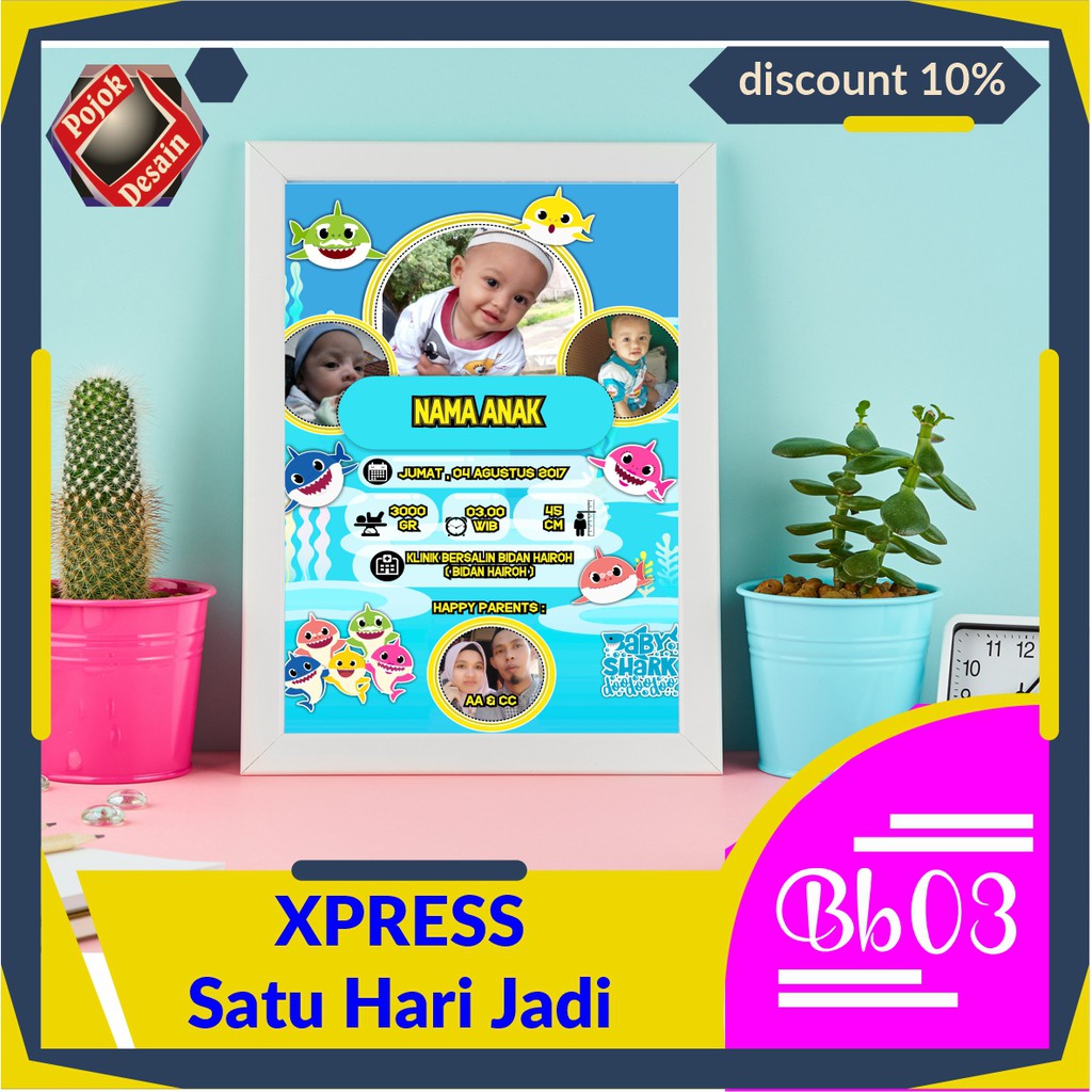 Jual Biodata Bayi Desain Biodata Bayi Background Biodata Bayi