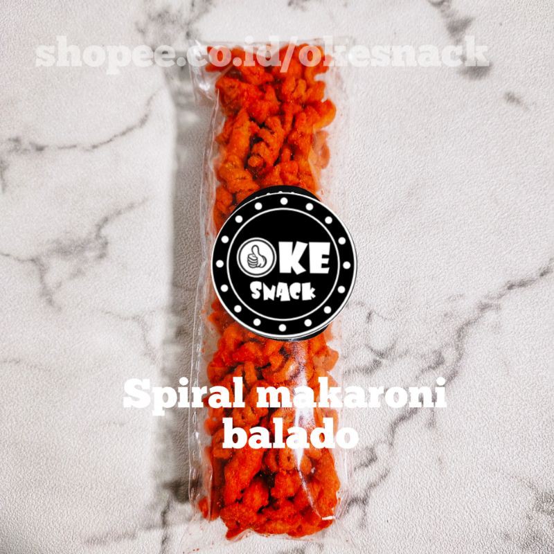 Makaroni Spiral Balado BBQ Super Pedas 36g