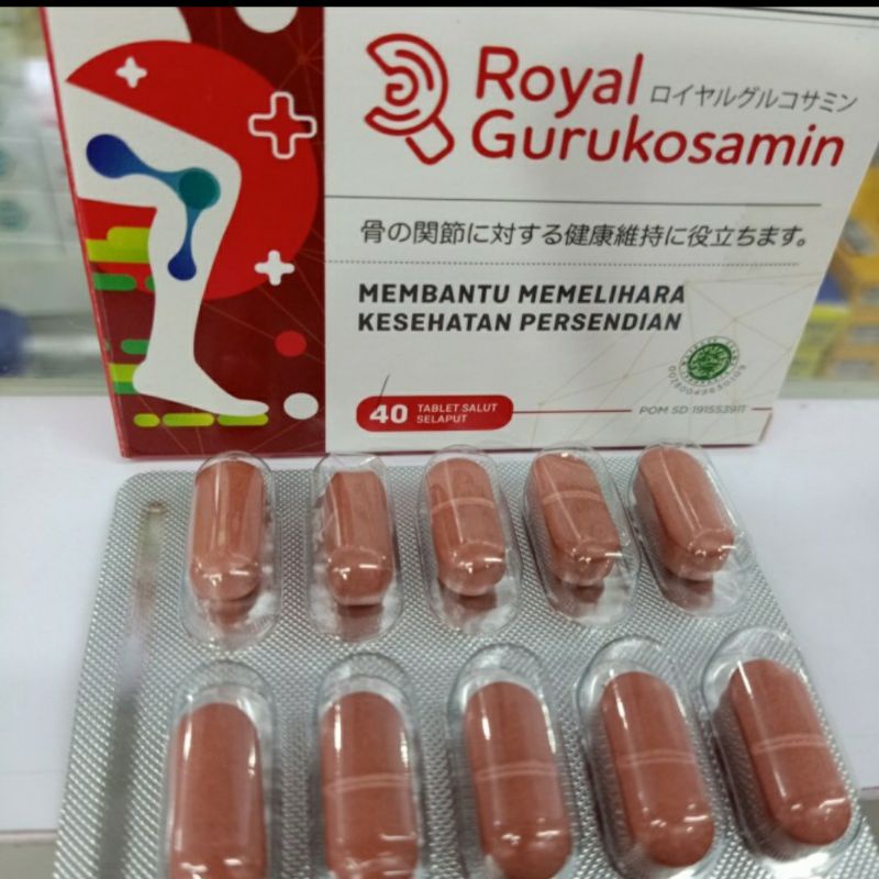 ROYAL GURUKOSAMIN 1200 MG,D3 TULANG & SENDI ISI 10 TABLET