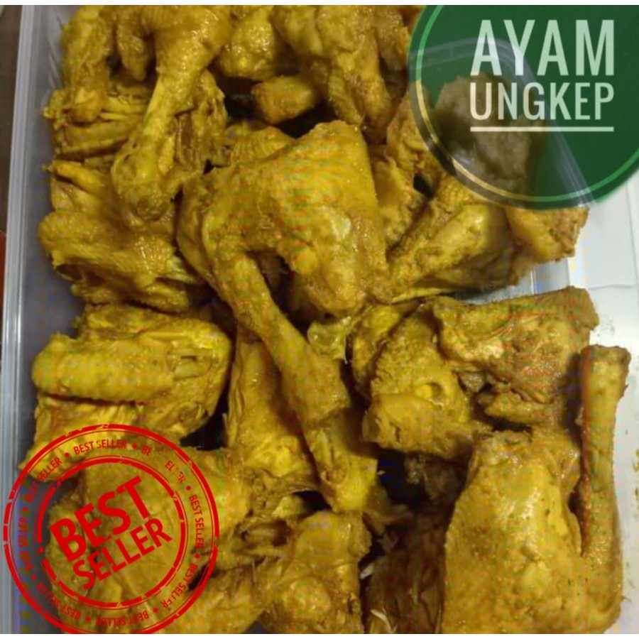 

AYAM UNGKEP JAWARA BUMBU KUNING | 1 kg isi 9pcs |fresh PRAKTIS TINGGAL GORENG