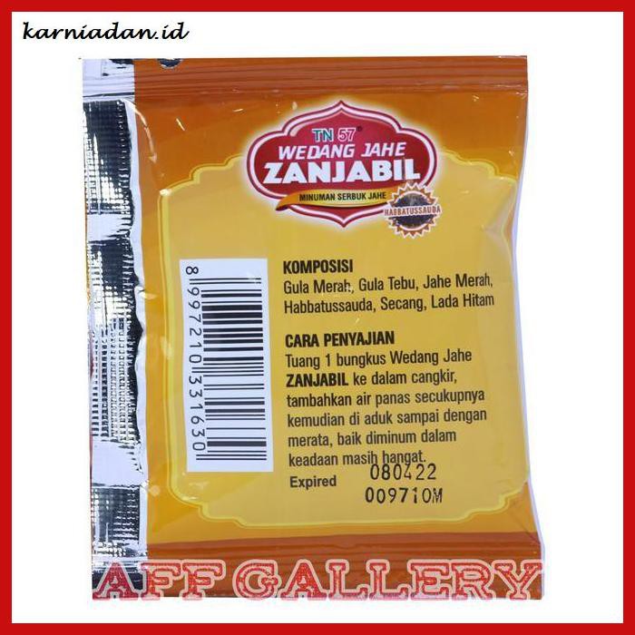 

lanoisidartdrink- minuman serbuk wedang jahe zanjabil plus habbatussauda per sashet toga -asliii-