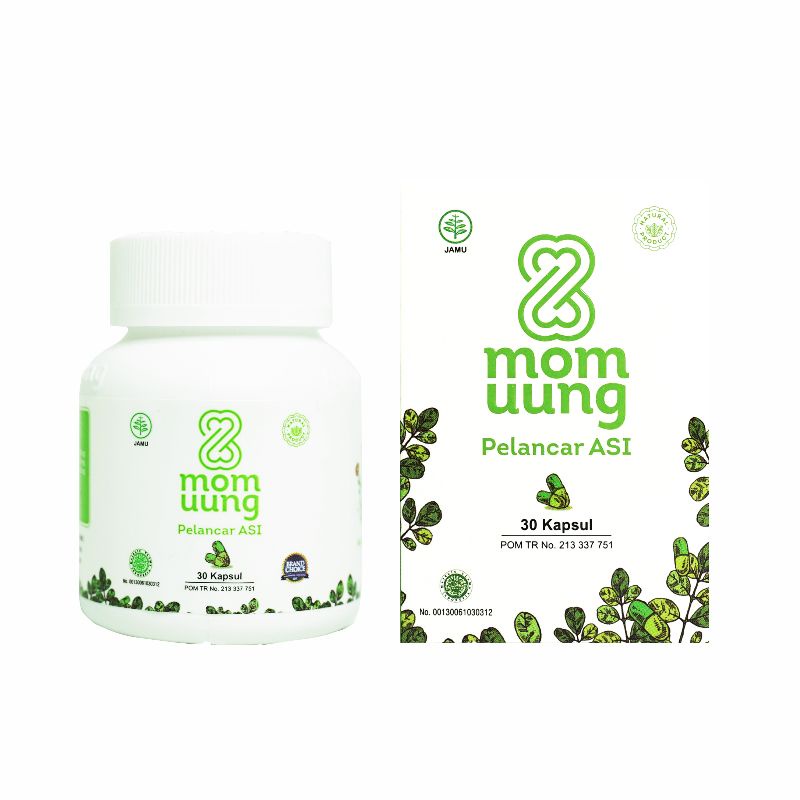 ASI BOOSTER MOMUUNG PELANCAR ASI MOM UUNG 30 KAPSUL HERBAL BPOM HALAL