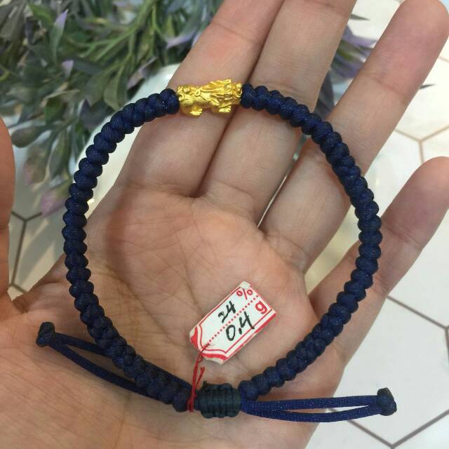 Gelang emas charm pandora 24k