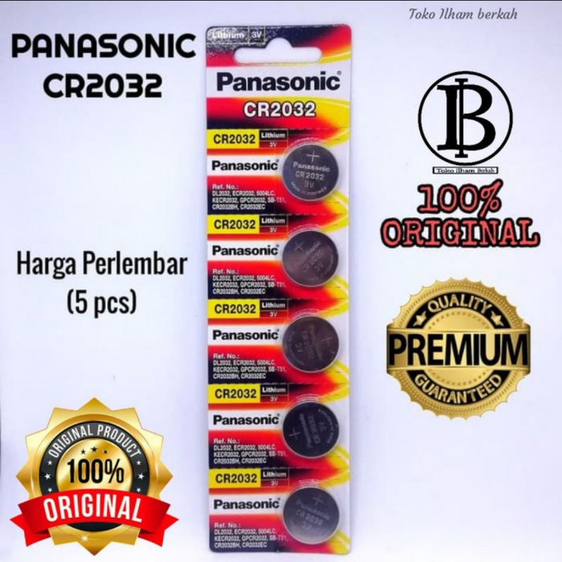 Baterai Panasonic CR2032 Original / Panasonic CR 2032 Original / Batrai battery Panasonic CR2032