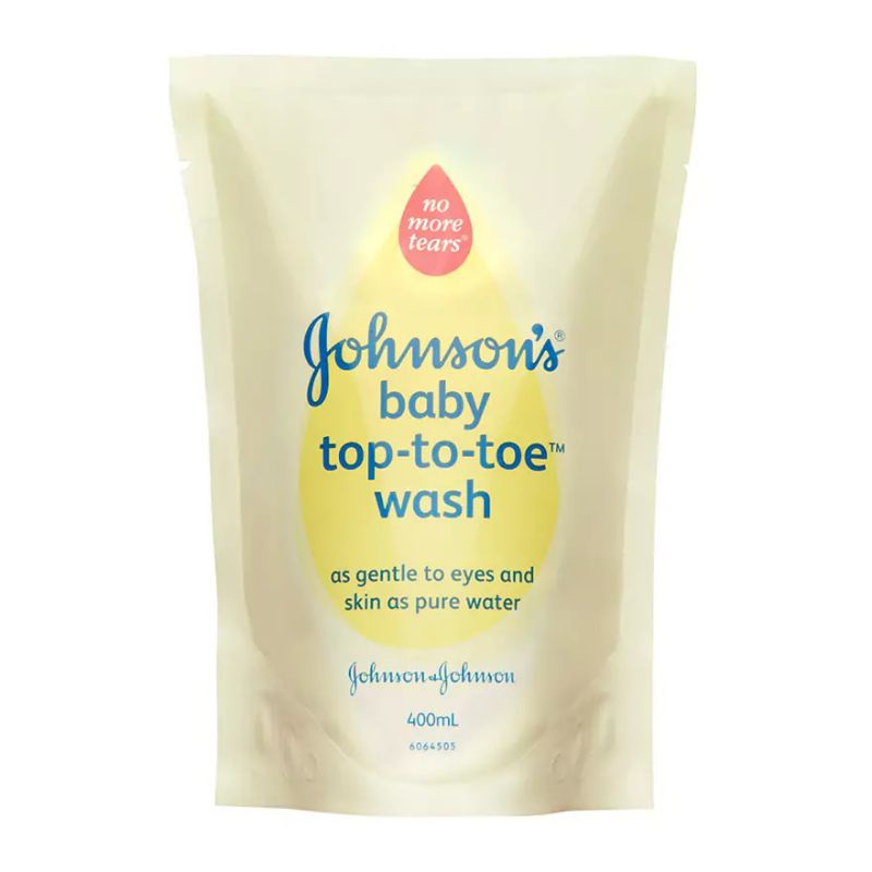 Johnson's hair &amp; body baby bath milk n rice reffil 400ml pump 500ml exp 1/2025