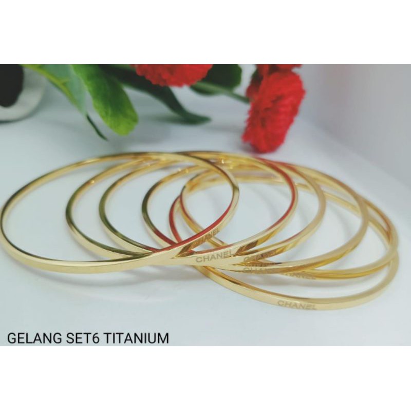 gelang set titanium