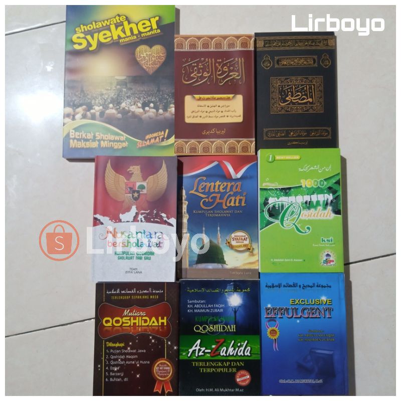 paket buku Kumpulan Sholawat sholawate syekher urwatul wusqo nusantara bersholawat lentera hati 1000