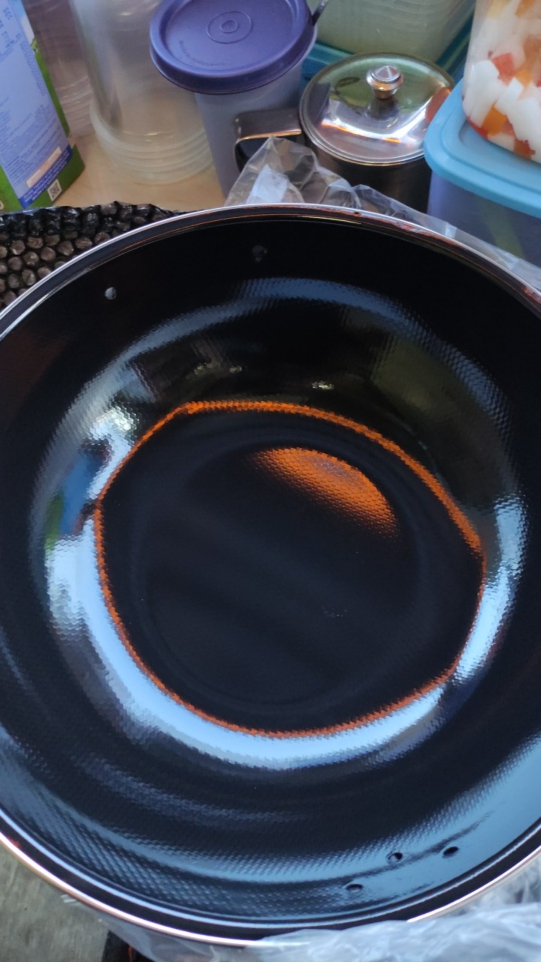 Paket Hemat Wajan Teflon Gagang Merah 32cm  Anti Lengket Alat Masak Yang Aman Digunakan Termurah