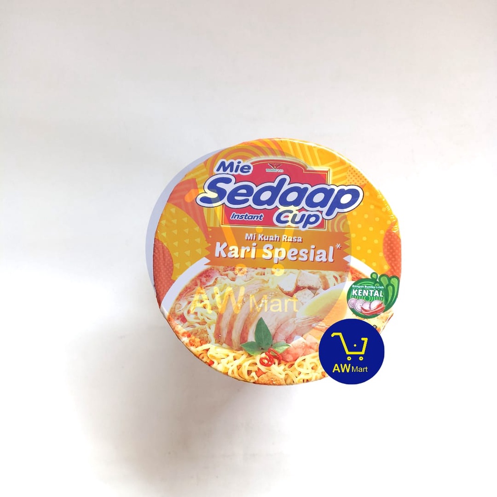 SEDAAP MIE CUP - ALL VARIAN - RAWIT BINGIT AYAM JERIT BAKSO BLEDUK KOREA , DLL