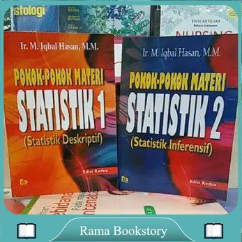 

Paket pokok pokok materi STATISTIK jilid 1 & 2 by IQBAL HASAN