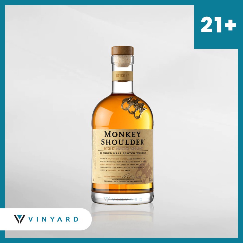 Monkey Shoulder Whisky 700 ml ( Original &amp; Resmi By Vinyard )