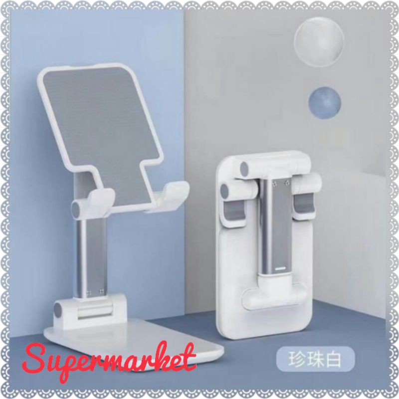 Holder Phone Stand Universal Folding Dekstop - Dudukan HP - Tablet