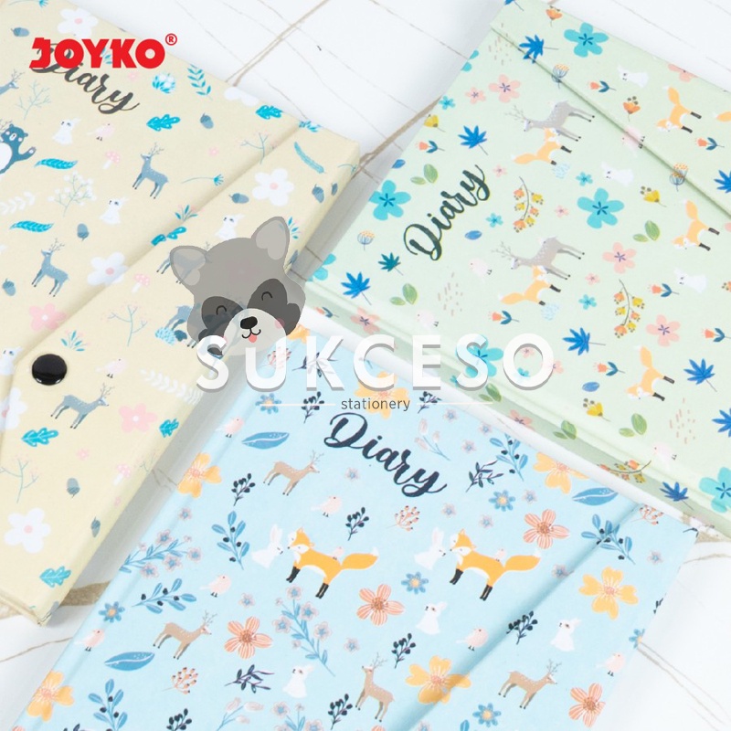 

Joyko Diary Kancing Winter Animal D-1813WA-KC31 / Buku Tulis Catatan Diary Lucu Unik Murah