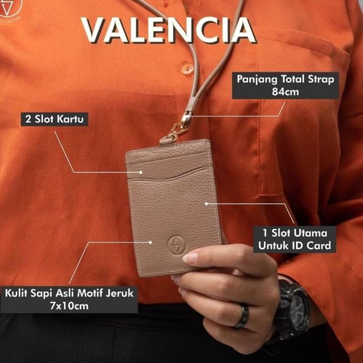 

Koleksi Terbaru.. Sendy Leather VALENCIA Lanyard Name Tag Id Card Kulit Sapi Asli