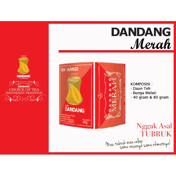 

Teh Cap Dandang Merah 80grx10 pcs