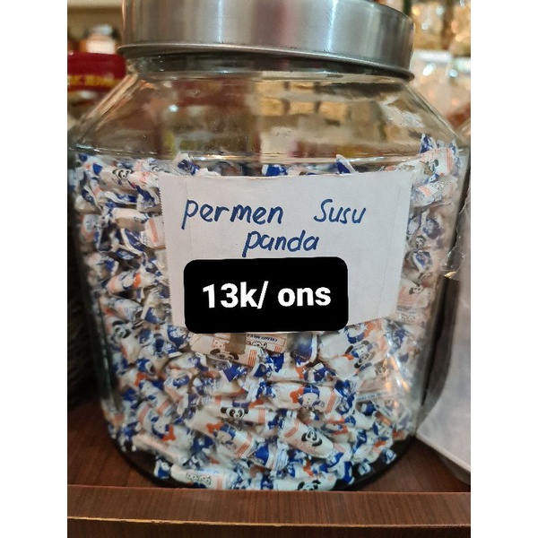 

Permen Susu Cap Panda Kemasan Curah, Harga per Ons