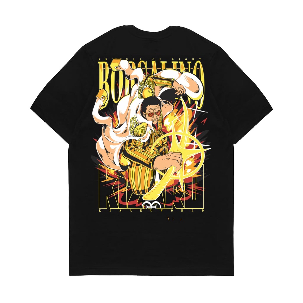 KIZARU | T-Shirt | Kaos Anime | Admiral One Piece Series | BORSALINO KIZARU