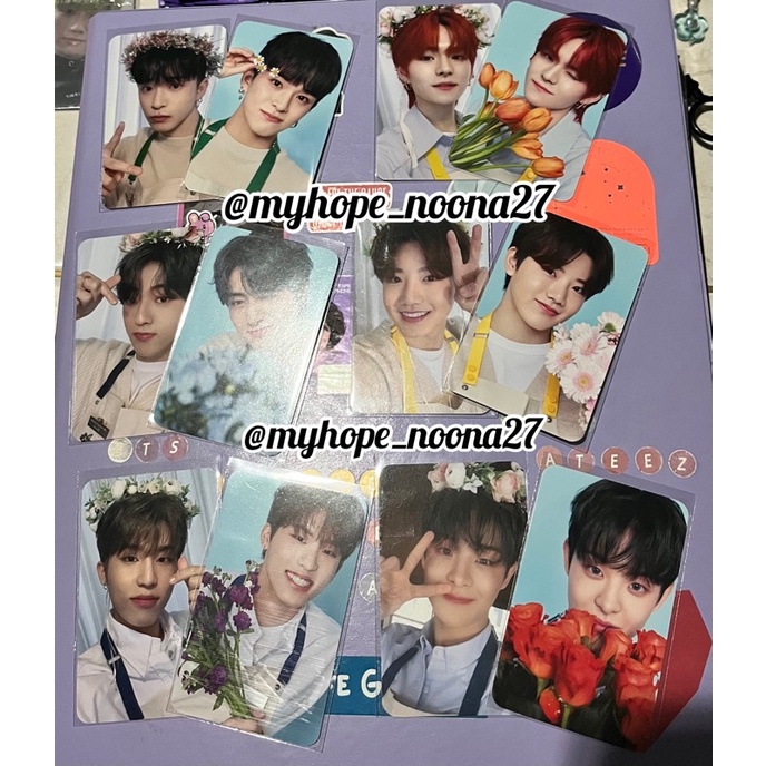 Ready stock Treasure Blooming MD pc tin case photocard haruto yoshi jihoon doyoung asahi junkyu jeon
