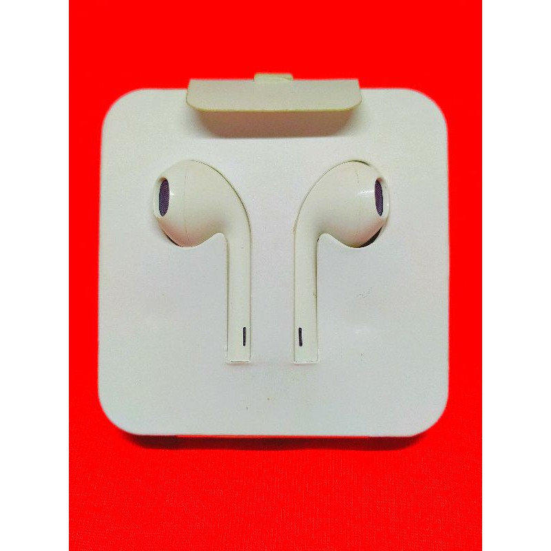 Jual headset iphone+Converter headset 7,7+,8,8+,X,XR original second bawaan hp Shopee Indonesia