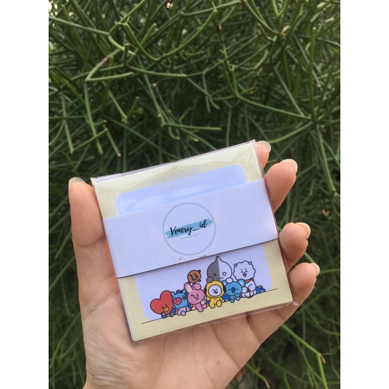 

mini notes / notepad bt21 bts || kertas note memo venery_id