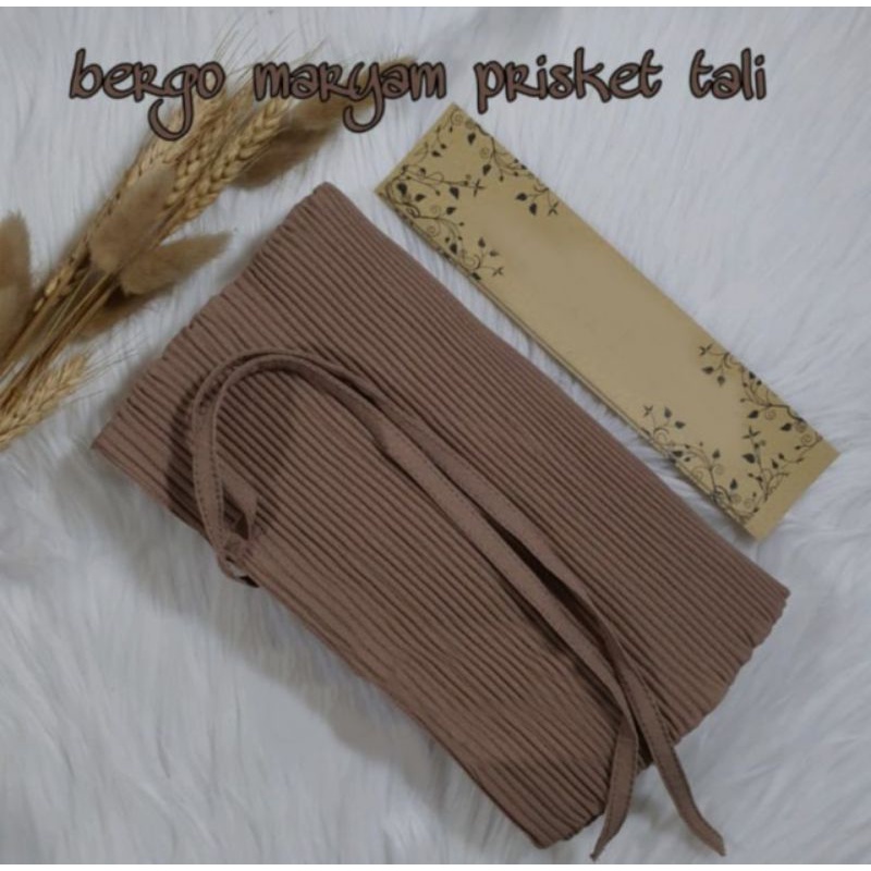 jilbab plisket bergo maryam