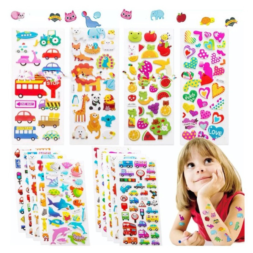 Sticker Girl Lucu / Mainan Stiker Anak CBKS SP LC