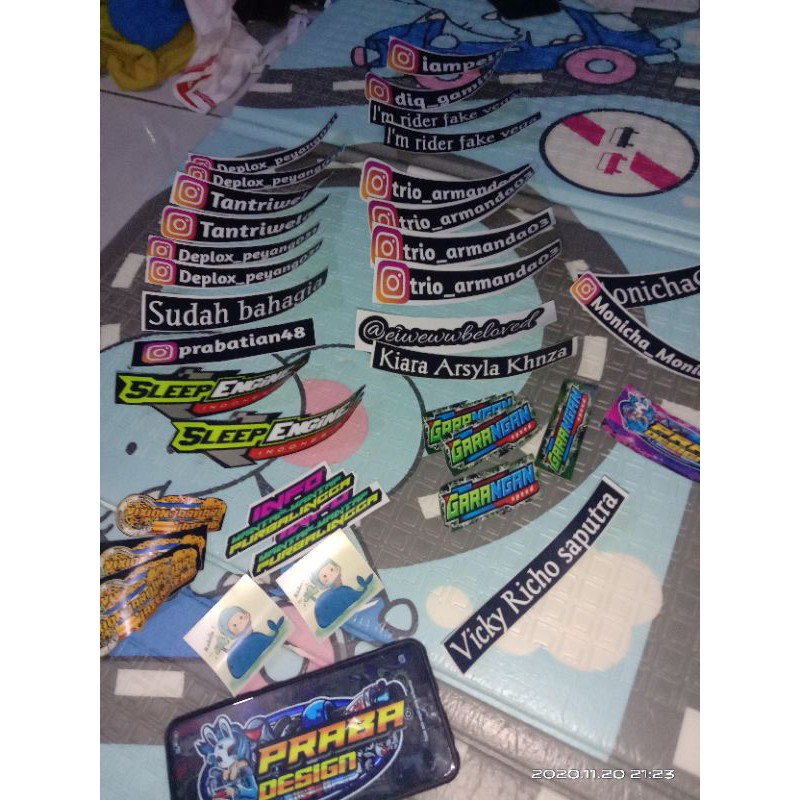 

STIKER NAMA , STIKER OLSHOP, STIKER GAMBAR