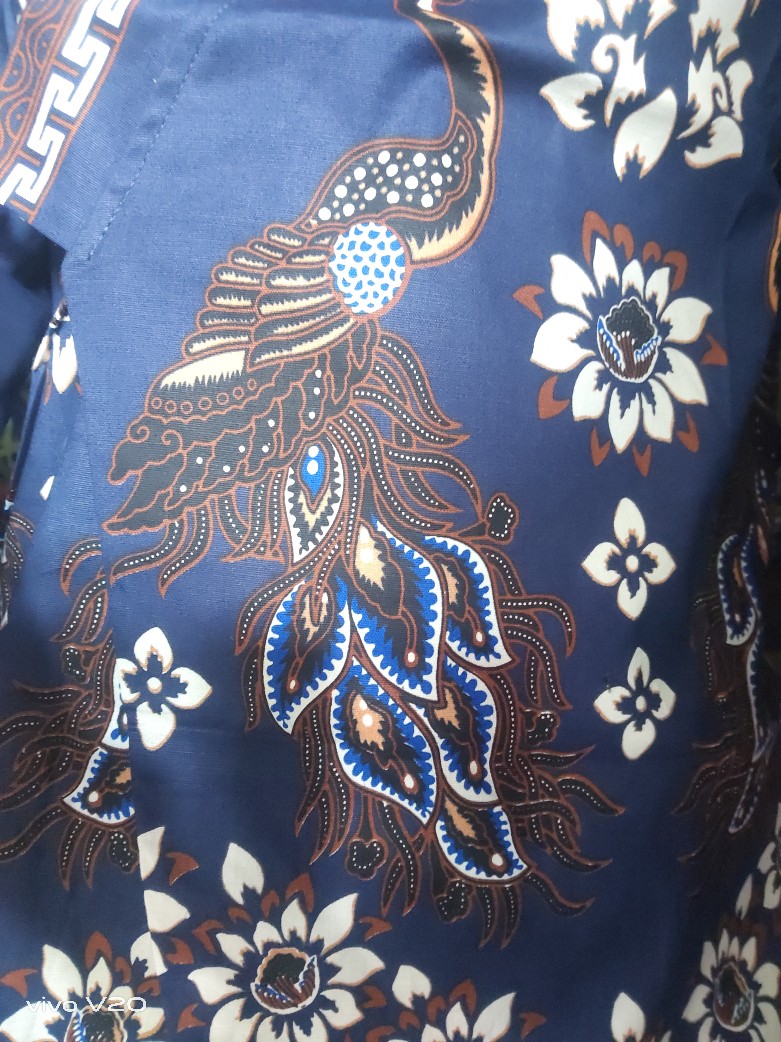 Maja - Long Kyoto Top  / Atasan Batik Wanita Lengan Panjang