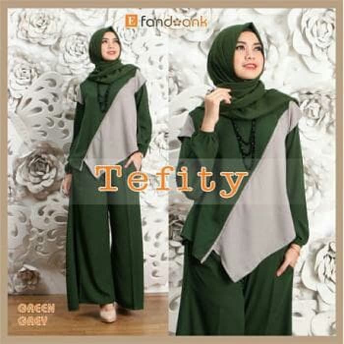 NISSA SABYAN  Gamis / Baju / Pakaian Wanita Muslim Tefity Syari