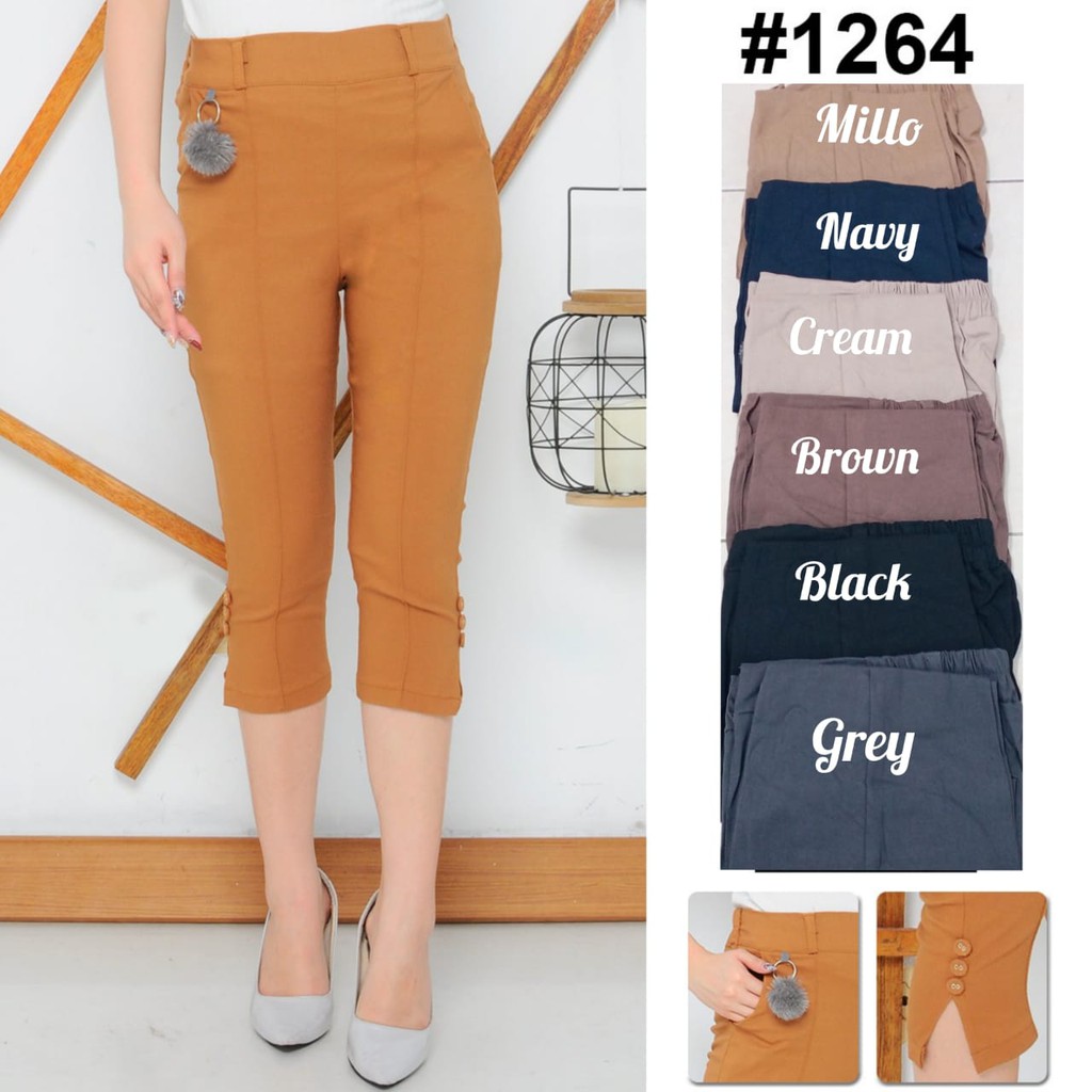 CELANA WANITA-CELANA PENDEK WANITA-CELANA 7/8 WANITA SKY MODE