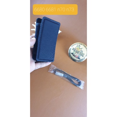 original carrying leather pouch dompet case nokia 6670 6680 6681 n70 n73