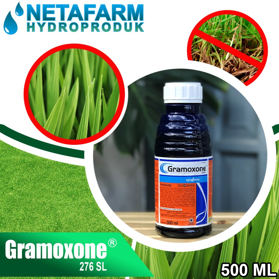 Herbisida GRAMOXONE 276SL Pembasmi Rumput Liar Gulma Ilalang - 500ml