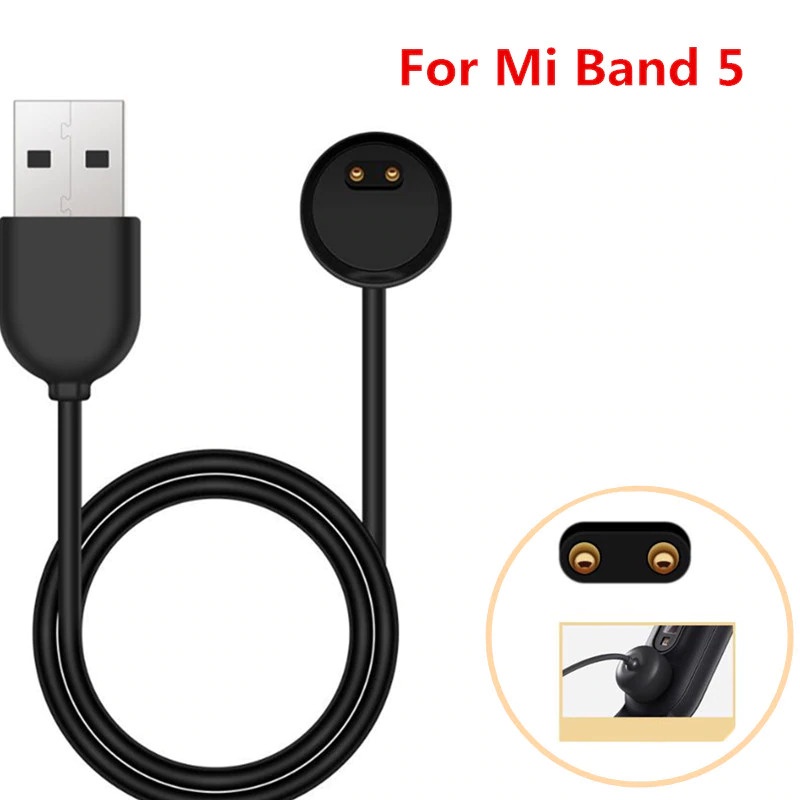 Kabel Charger Pengisi Baterai Xiaomi Mi Band 5 30cm