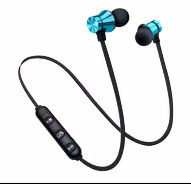 promo terbaru headset sport headset handsfree wireless stereo headset magnetic bluetooth.grosir
