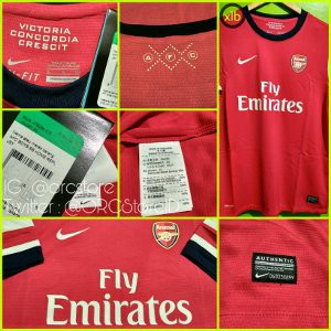 Jersey Original Nike Arsenal FC Home 2012 2014 SS Youth Berkualitas