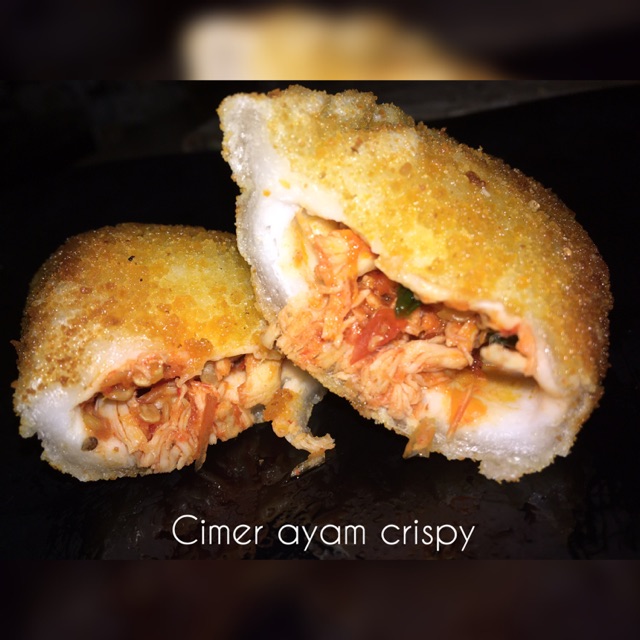 

Cireng isi ayam pedas