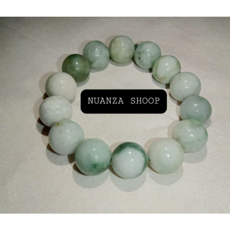 Gelang Natural Jade Giok type A Burma