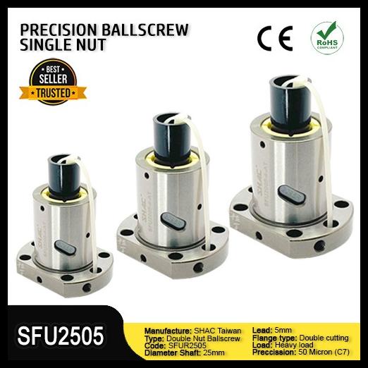 Sfu 2505-4 Nut Ballscrew - Original Shac Taiwan