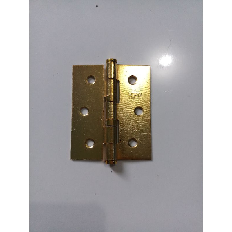 Engsel plat 3&quot; Putih dan Kuning atau Engsel jendela