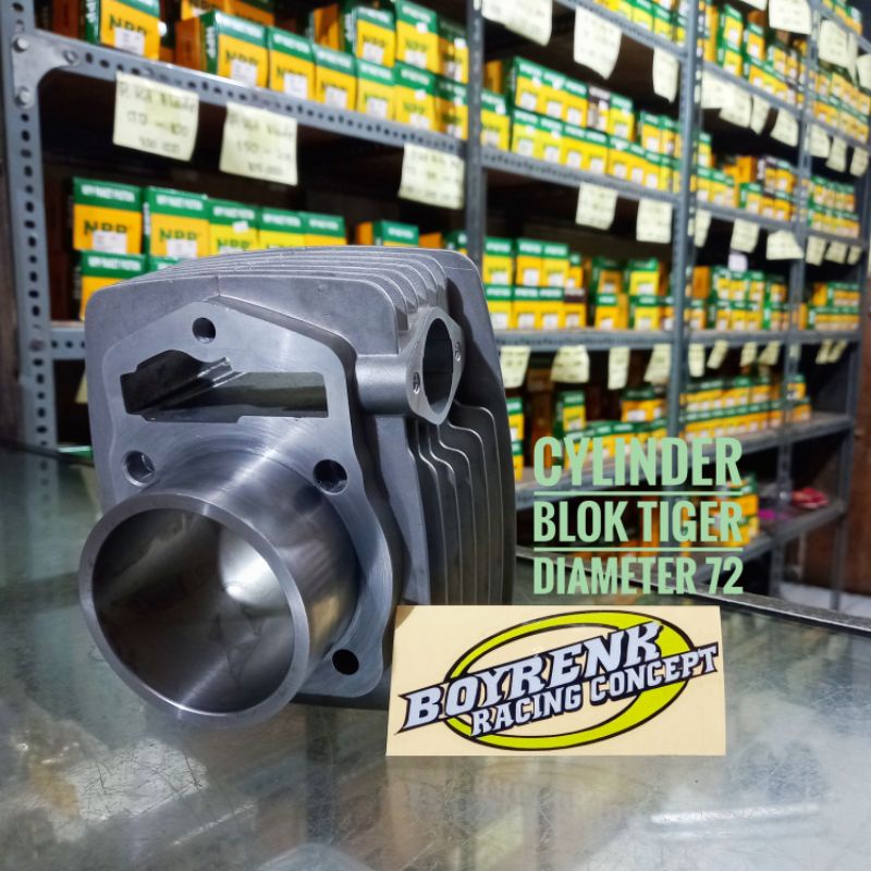 CYLINDER BLOK TIGER DIAMETER LUAR 72 - 74 - BOYRENK RACING