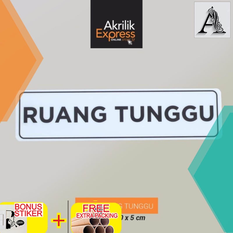 

Grosir Signage acrylic / Sign akrilik / Sign ruang tunggu