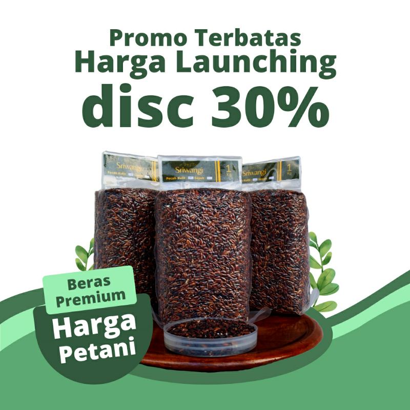 

( vakum 1kg) Beras Hitam Premium Sriwangi