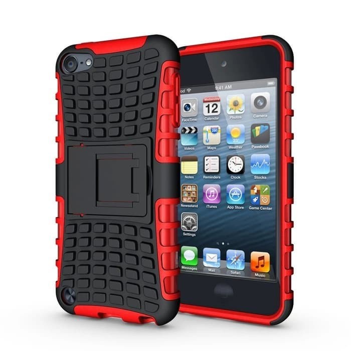 IPOD TOUCH 7 7TH ARMOR HARD+SOFT CASE COVER BUMPER RUGGED XPHASE STAND