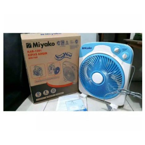 Kipas Angin Kotak / Box Fan Miyako KAB-1281 GARANSI