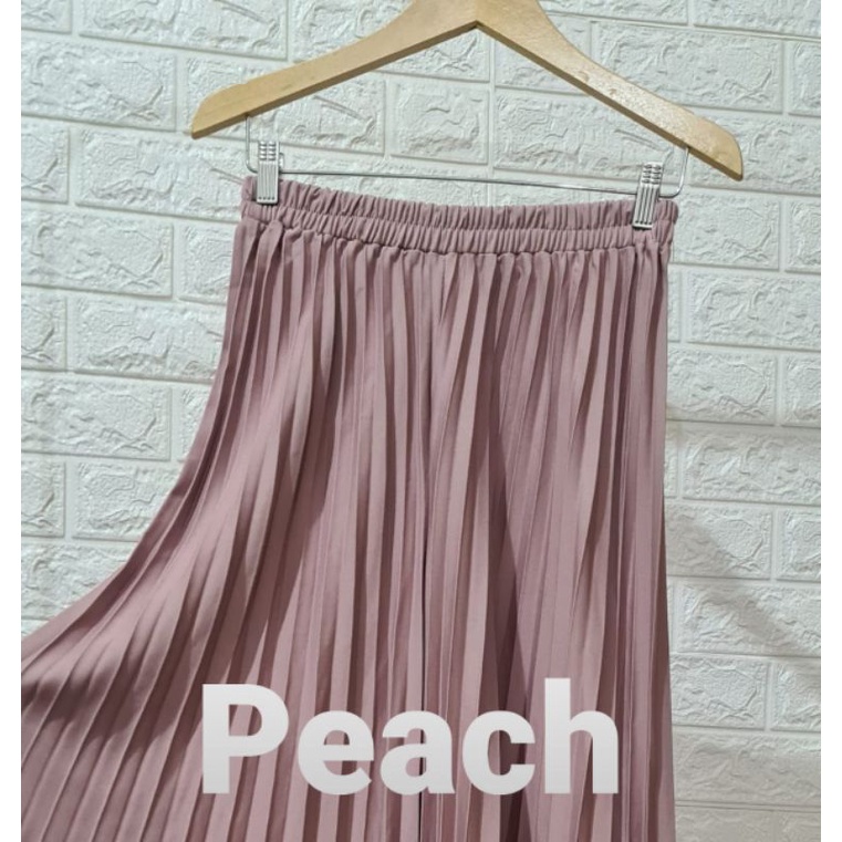 CELANA KULOT PLISKET PREMIUM JUMBO M FIT TO XXL-peach